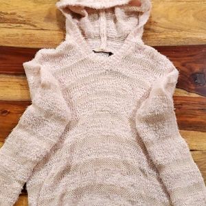 Pastel Pink Hooded Sweater